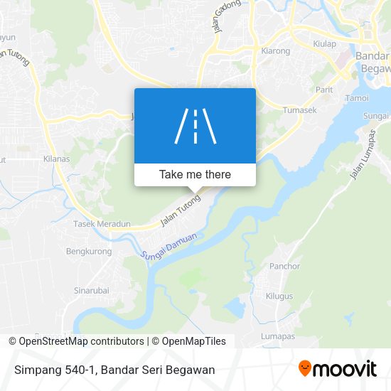Simpang 540-1 map