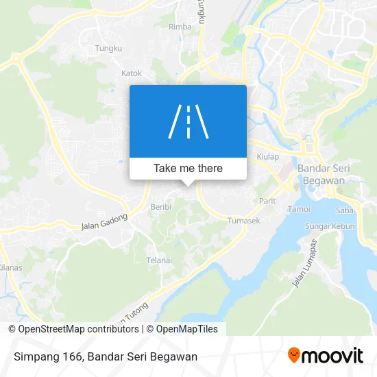 Peta Simpang 166