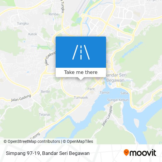 Simpang 97-19 map