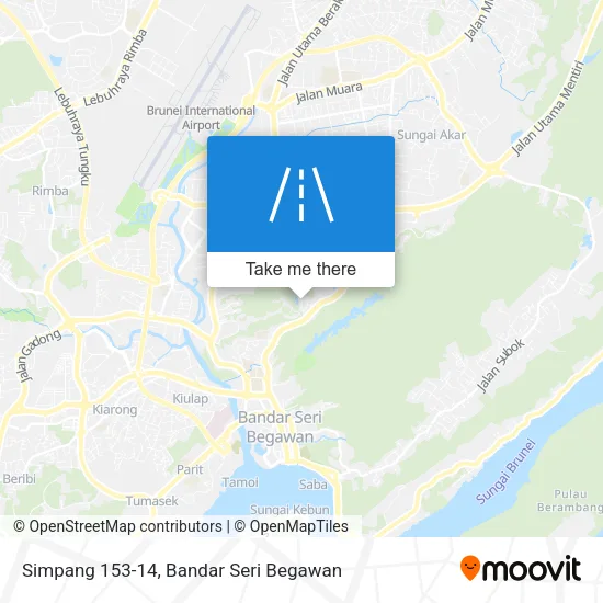 Simpang 153-14 map