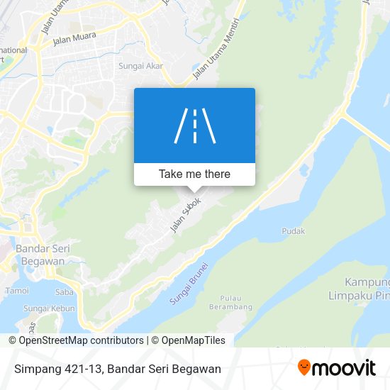 Simpang 421-13 map
