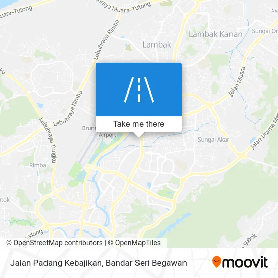 Jalan Padang Kebajikan map