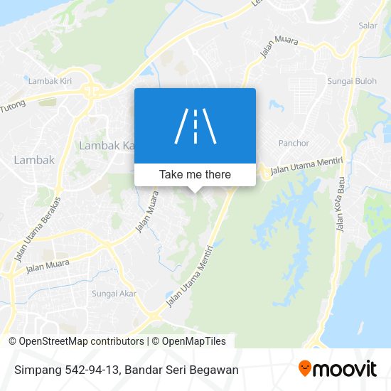 Simpang 542-94-13 map