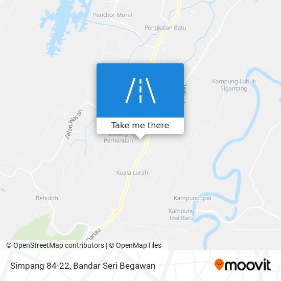 Simpang 84-22 map