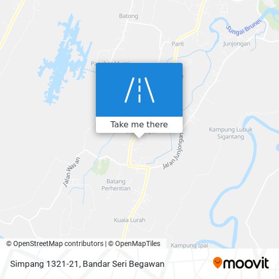 Simpang 1321-21 map
