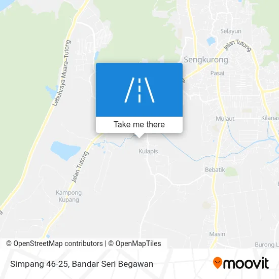 Simpang 46-25 map