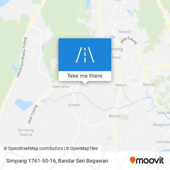 Peta Simpang 1761-50-16