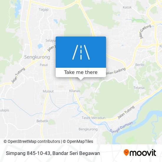 Simpang 845-10-43 map