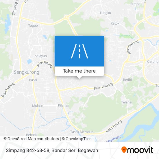 Simpang 842-68-58 map