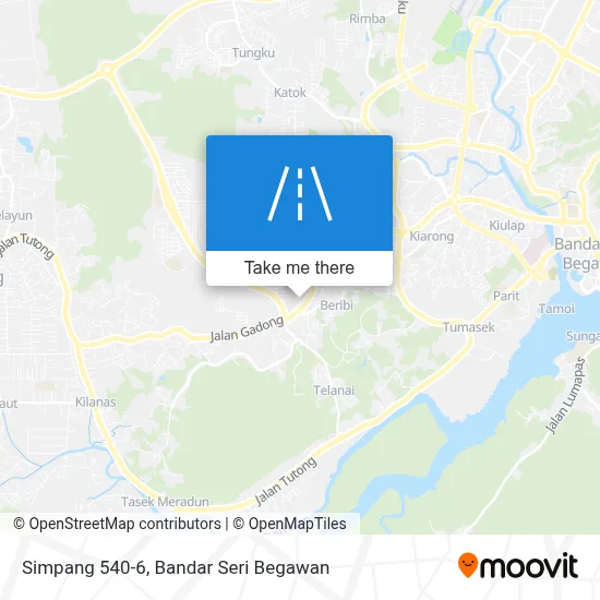 Simpang 540-6 map