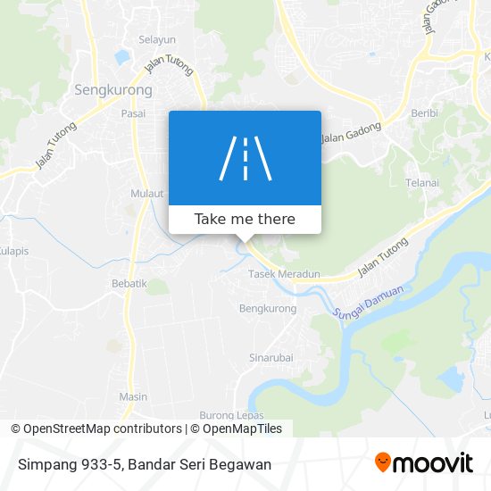 Simpang 933-5 map