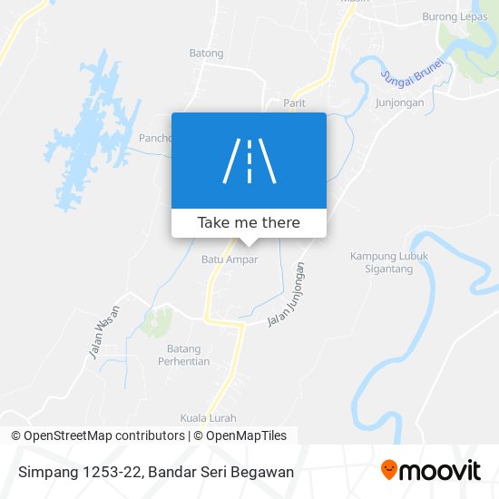 Simpang 1253-22 map