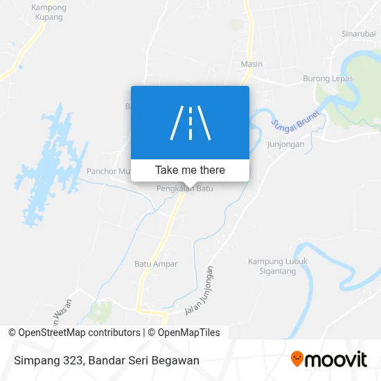 Simpang 323 map