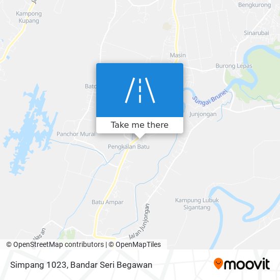 Simpang 1023 map