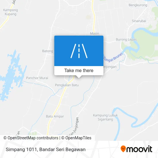 Simpang 1011 map