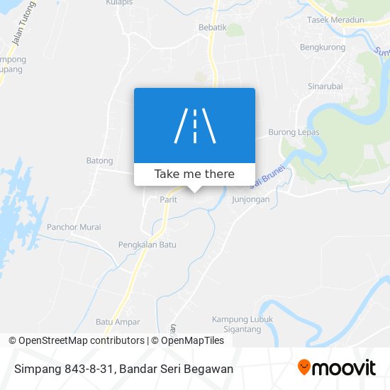 Simpang 843-8-31 map