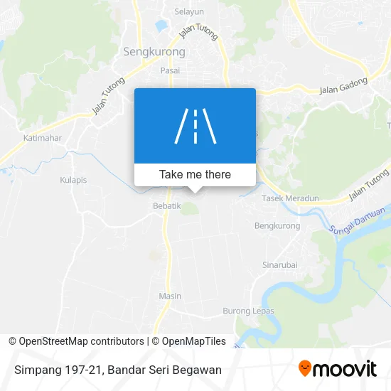 Simpang 197-21 map