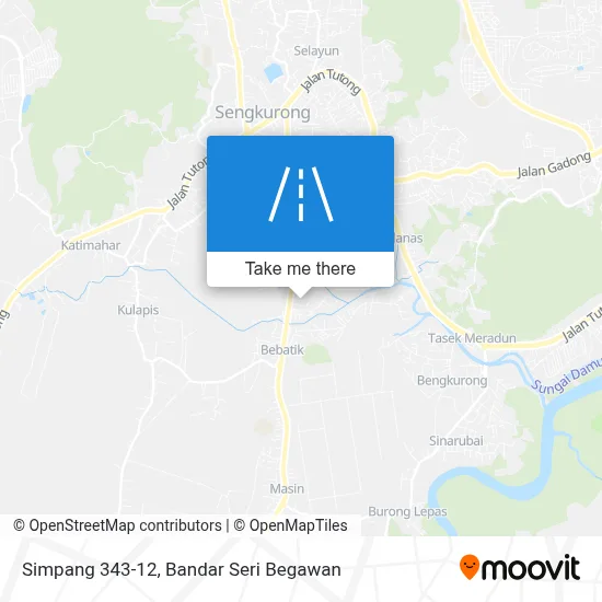 Simpang 343-12 map
