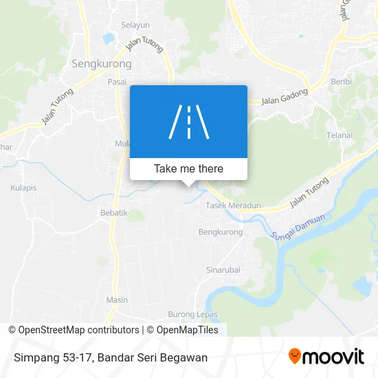 Simpang 53-17 map