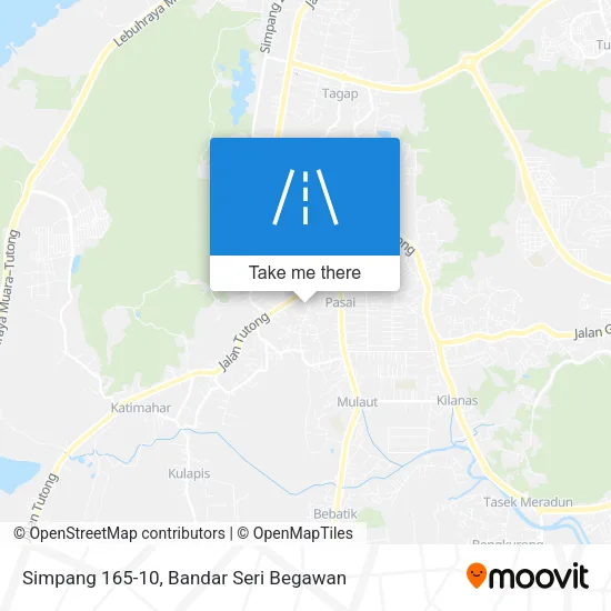 Simpang 165-10 map