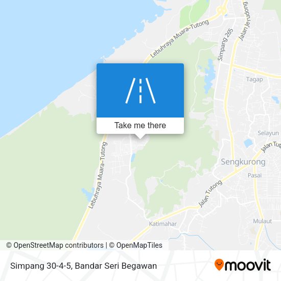 Simpang 30-4-5 map