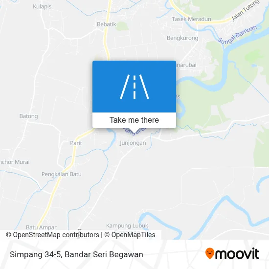 Simpang 34-5 map
