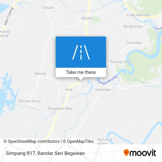 Simpang 817 map