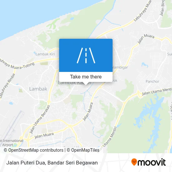 Jalan Puteri Dua map