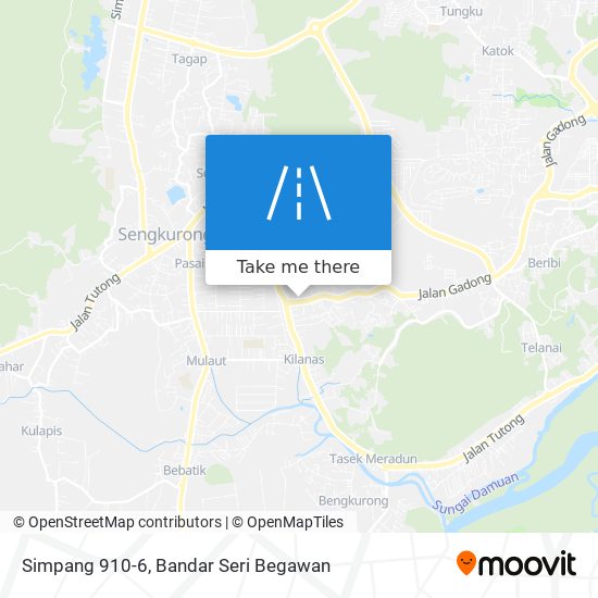 Simpang 910-6 map