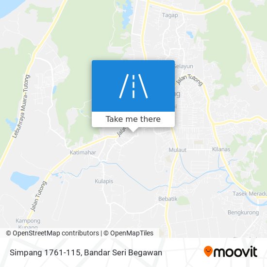 Simpang 1761-115 map