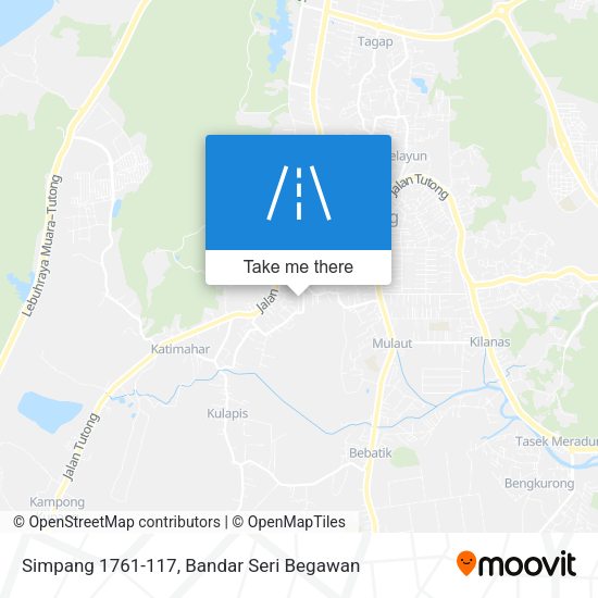 Simpang 1761-117 map
