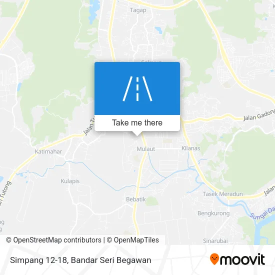 Simpang 12-18 map