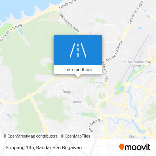 Simpang 135 map