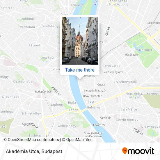 Akadémia Utca map