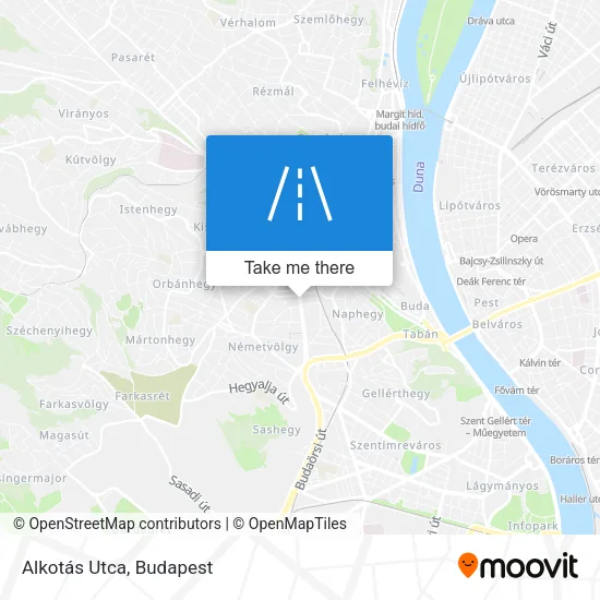 Alkotás Utca map