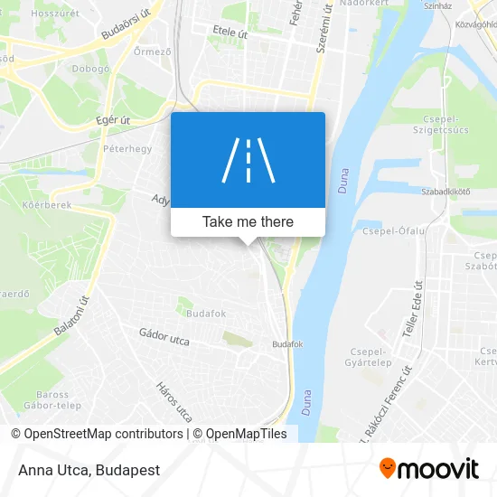 Anna Utca map