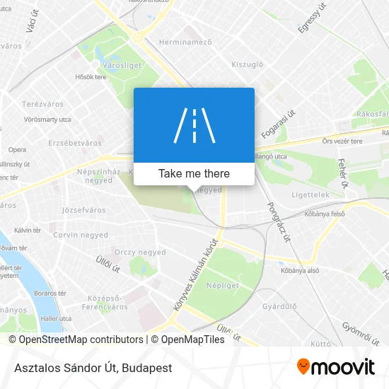 Asztalos Sándor Út map