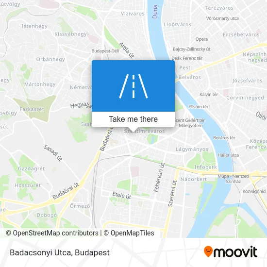 Badacsonyi Utca map