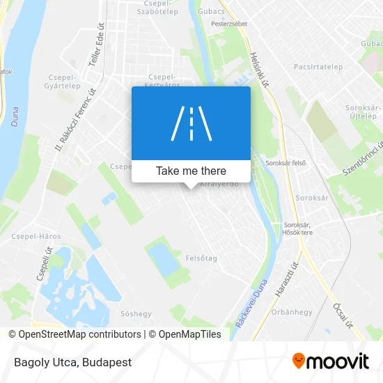 Bagoly Utca map