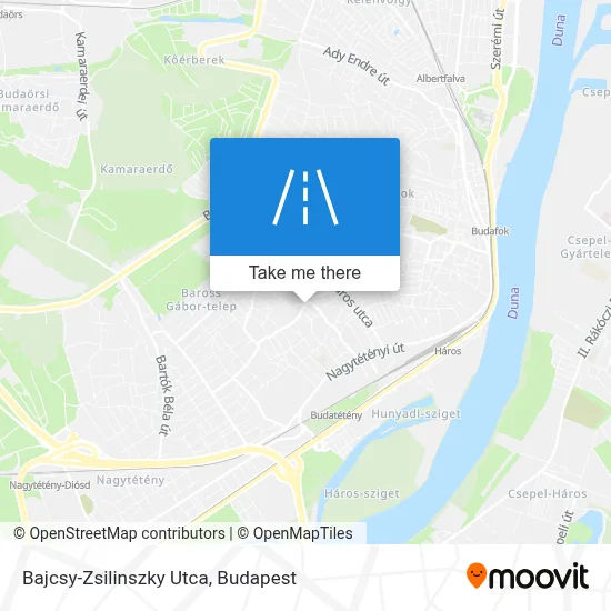 Bajcsy-Zsilinszky Utca map