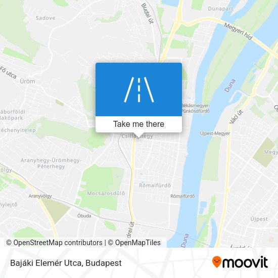 Bajáki Elemér Utca map