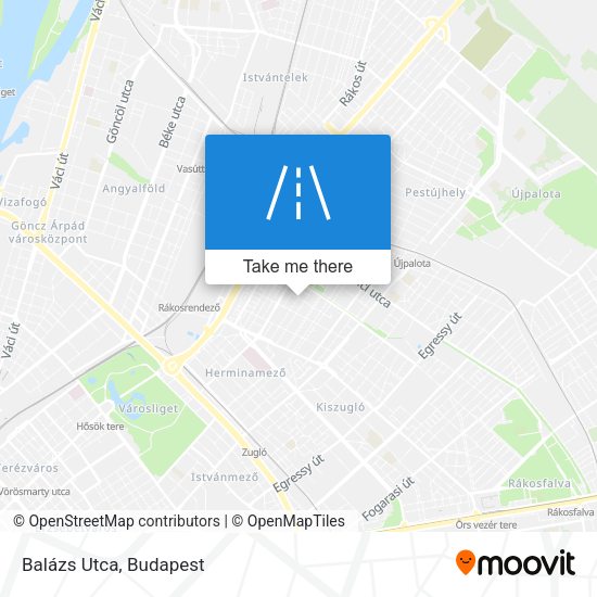 Balázs Utca map