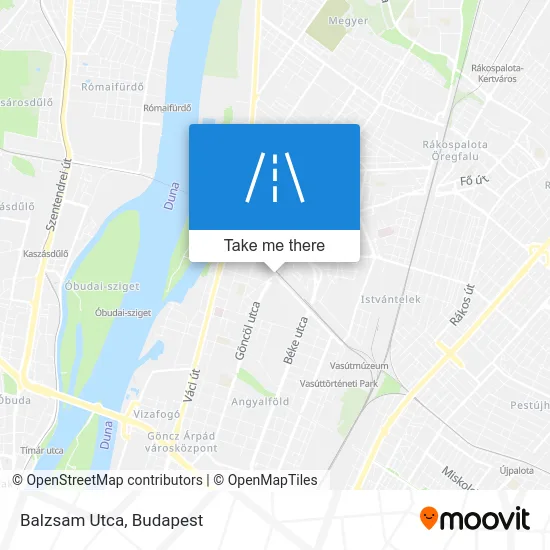 Balzsam Utca map