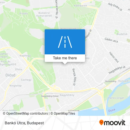 Bankó Utca map