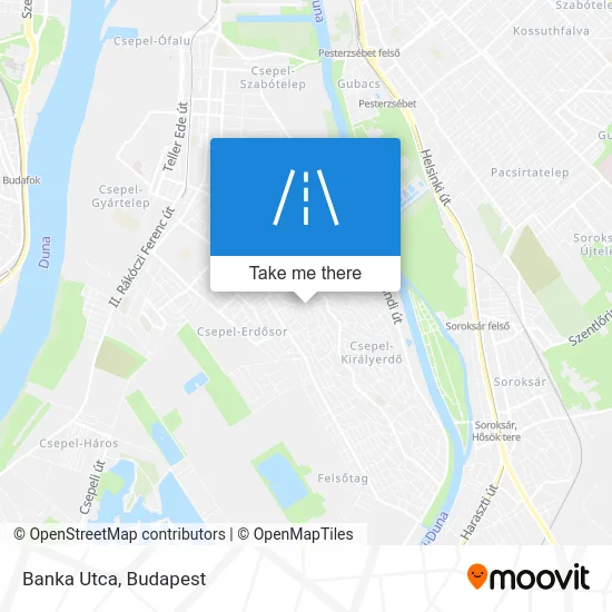 Banka Utca map