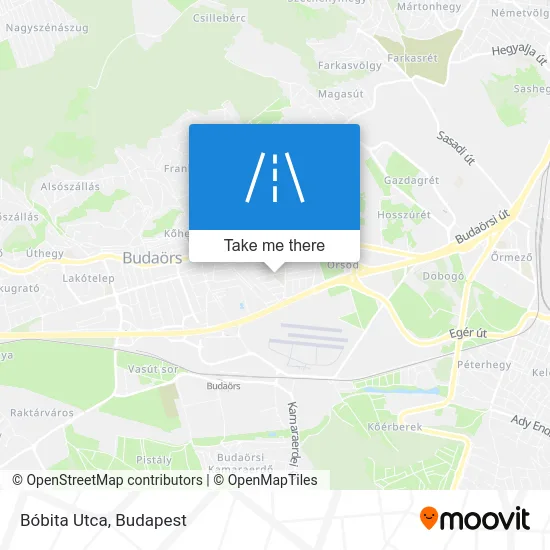 Bóbita Utca map