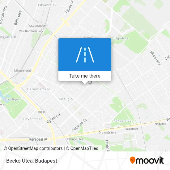 Beckó Utca map