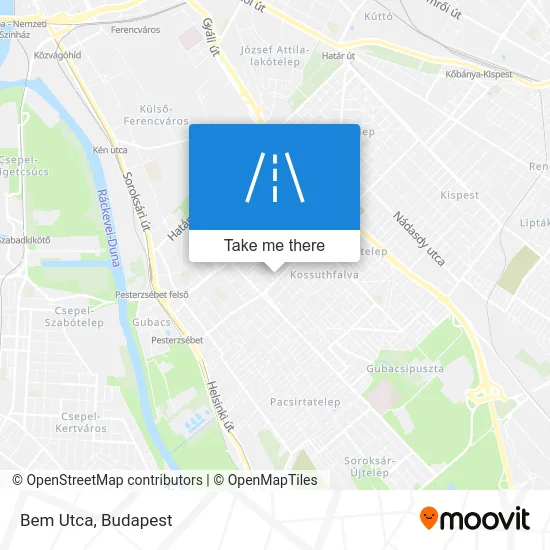 Bem Utca map