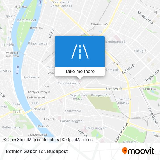 Bethlen Gábor Tér map