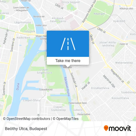 Beöthy Utca map